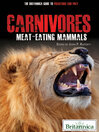 Carnivores (eBook): Meat-Eating Mammals